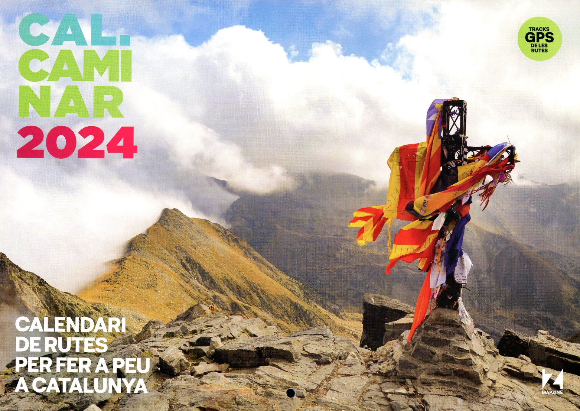 Cal Caminar 2024 : Calendari de rutes per fer a peu per Catalunya - Portada